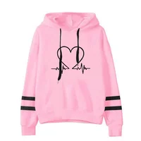 Woman Clothing Versatile Sweatshirts Casual Hoodies Comfortable Pullovers Slim Fit Soft Striped Lazy Style Jogging Daily Women's 1