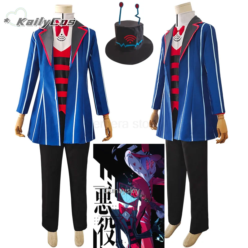 

Hazbin Kid Costume Hotel Vox Women's Cosplay Girl Anime Carnival Woman Costumes Boys 2024 Family Men's Sexy Children Halloween