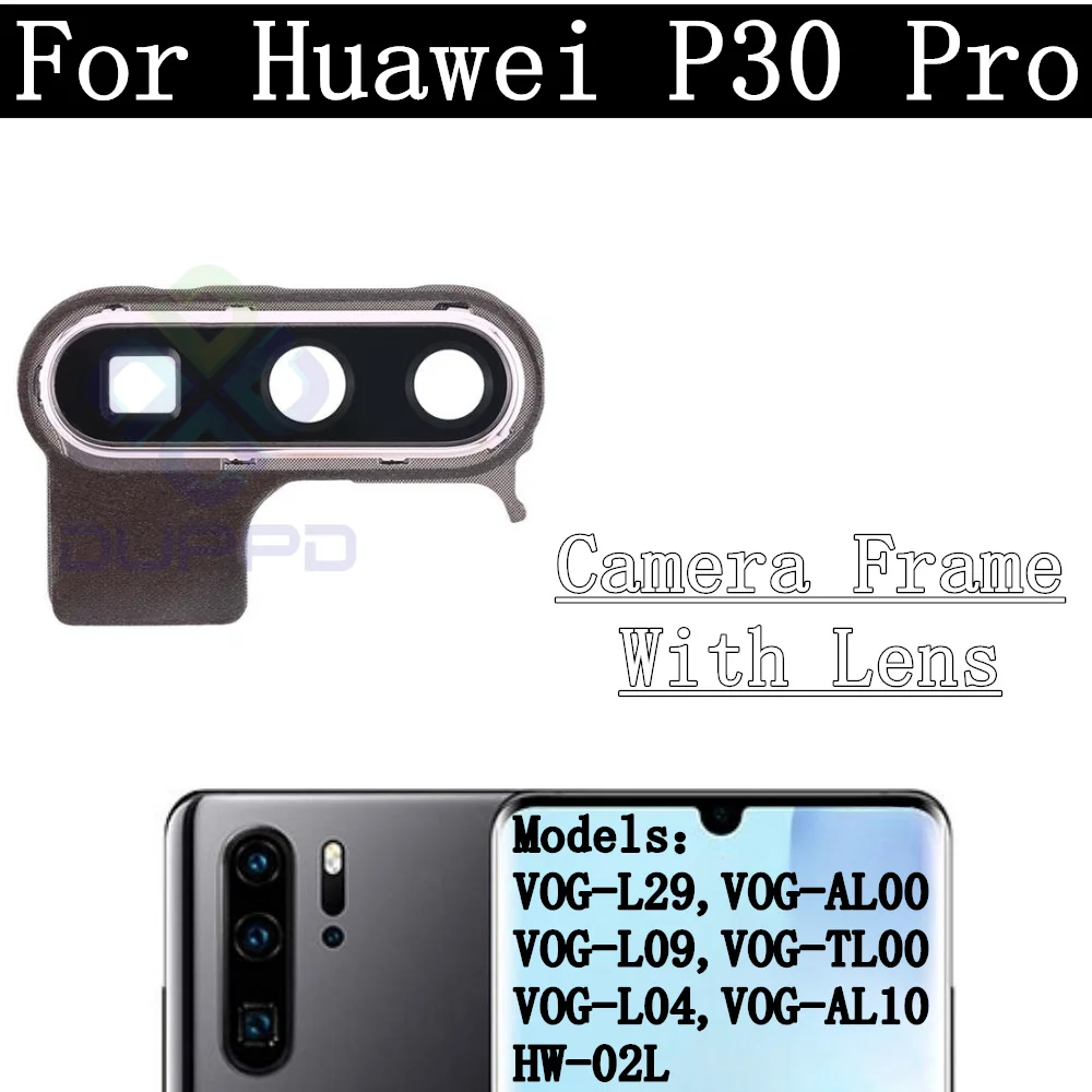 Original Front and Rear Camera Module with Glass Lens