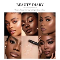 QIBEST Eyebrow Gel Styling Liquid Colorless Transparent Fixed Gel Waterproof Sweat-proof Eyebrow Repair Makeup Gel For Eyebrows 2