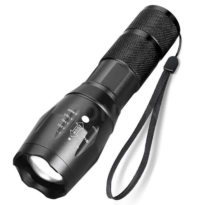 Description Picture 6 of itemAdjustable Focus Mini Flashlight T6 L2 6000 Lumens LED Flashlight Torch Lantern 18650 Rechargeable Torch Linterna LED Mount