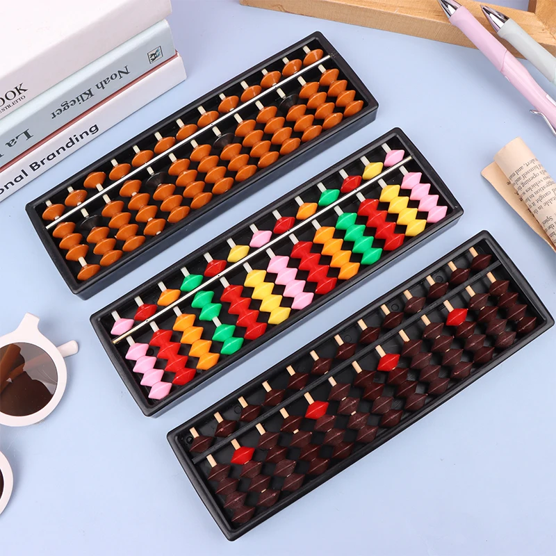Math Learning Tool For Children Portable Chinese 13 Digits Column Abacus Arithmetic Soroban Calculating Counting
