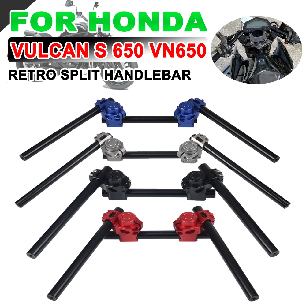 

Fork Riser Clipon Split Handlebar Handle Steering Cross Bar For Kawasaki VULCAN S 650 S650 VN650 EN650 Motorcycle Accessories