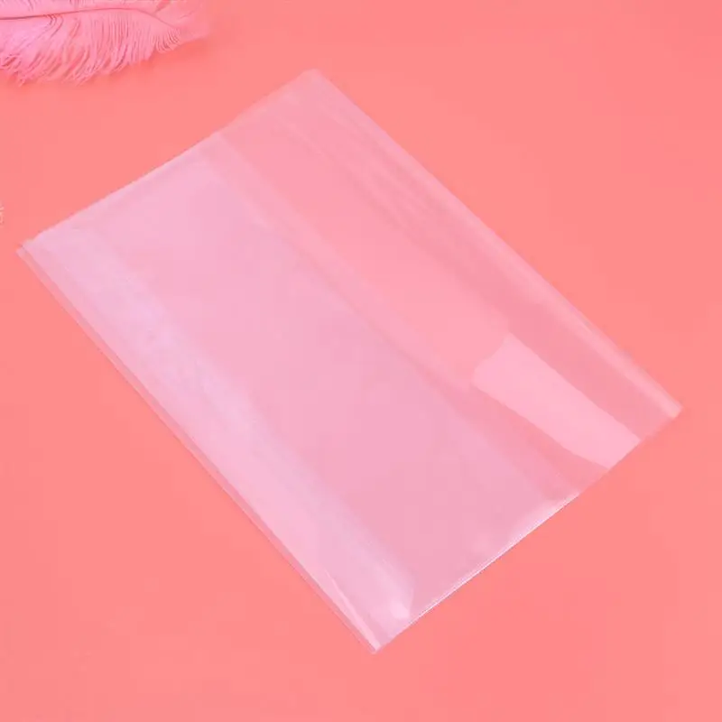 5pcs 16K Textbook Cover Clear Waterproof Plastic Exercise Book Note Book Film Protector