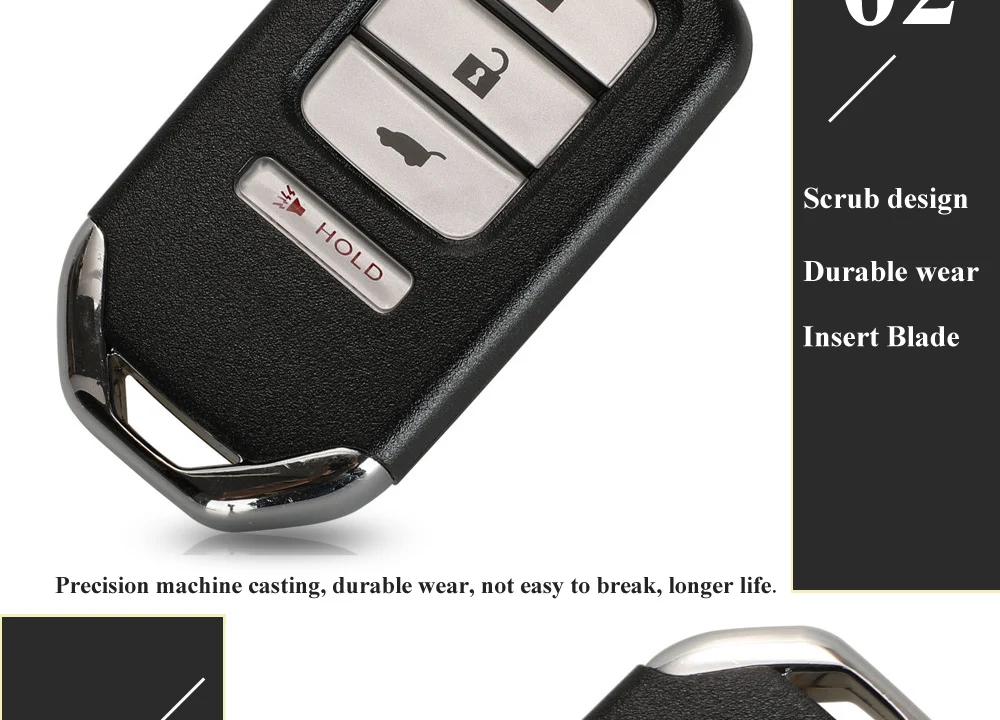 Chiave/Telecomando Per Honda Hr-v Fit Ex-l 2016-2018 Crv 2015-2016 Id47 Chip Kr5v1x - 4 Pulsante Smart Remote Suv 433/313.8mhz Honda - Sc60ecc1fecc348ba89de204d52b7dac7G