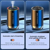 Car Air Freshener 3 Color Essential Oil Fragrance Diffuser Smell Distributor USB Rechargeable Aromatherapy Scent Air Refresher 4
