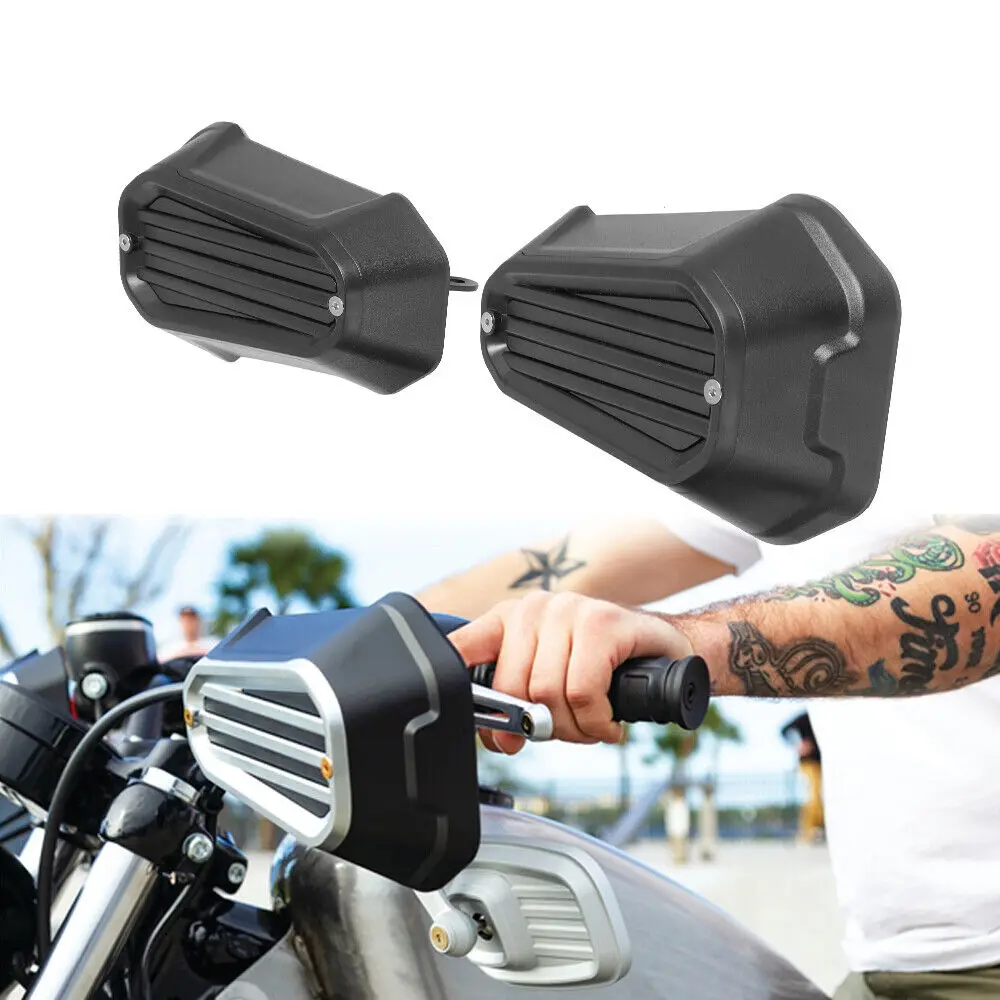 

1 Pair Motorcycle Handguards Hand Guard Rearview Mirror Mounting Hands Protective Guards Compatible For 04-Up 883