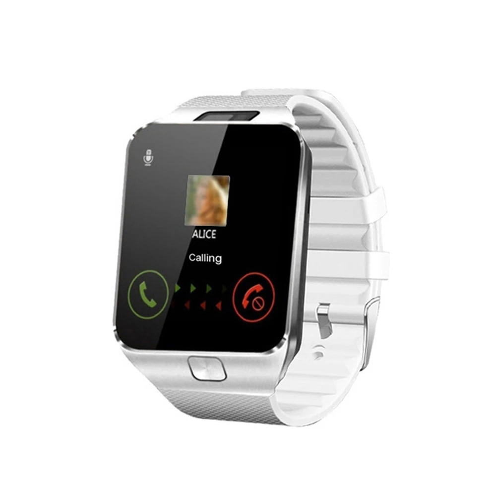 thumbnail image 1 of DZ09 reloj inteligente con cámara 2G, Tarjeta SIM TF, Bluetooth, recordatorio de llamadas deportivas, reloj de pulsera para teléfono, videocámara, pulsera de Fitness inteligente, 1 of 5