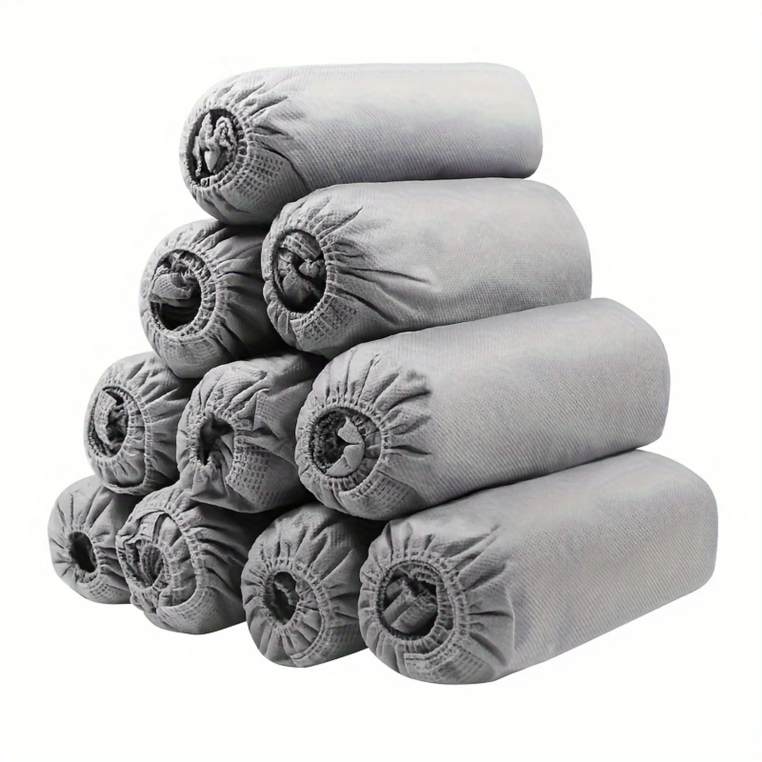 100PCS Waterproof & Non-Slip Shoe Covers-Reusable in Dry Conditions, Easy-On/Easy-Off Design-Ideal for , Office, Hospital Vi