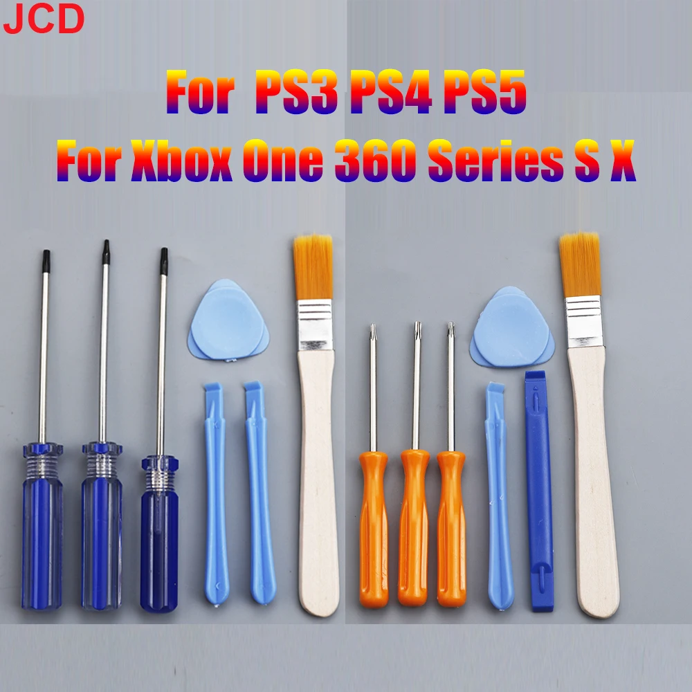 JCD para Xbox One 360 PS3 PS4 PS5 serie destornillador Torx T6 T8 T10 destornillador de seguridad herramienta de apertura de reparación de agujeros a prueba de manipulaciones