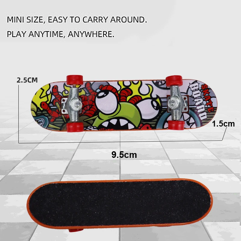 5 Pcs Mini Skateboards À Doigts, Skateboards À Doigts Créatifs