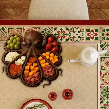 Octopus Charcuterie Serving Tray 6