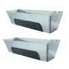 Stainless Steel Mud Pan Scraping Bar Sturdy Sheared Sides Fittings Anti Slip 4