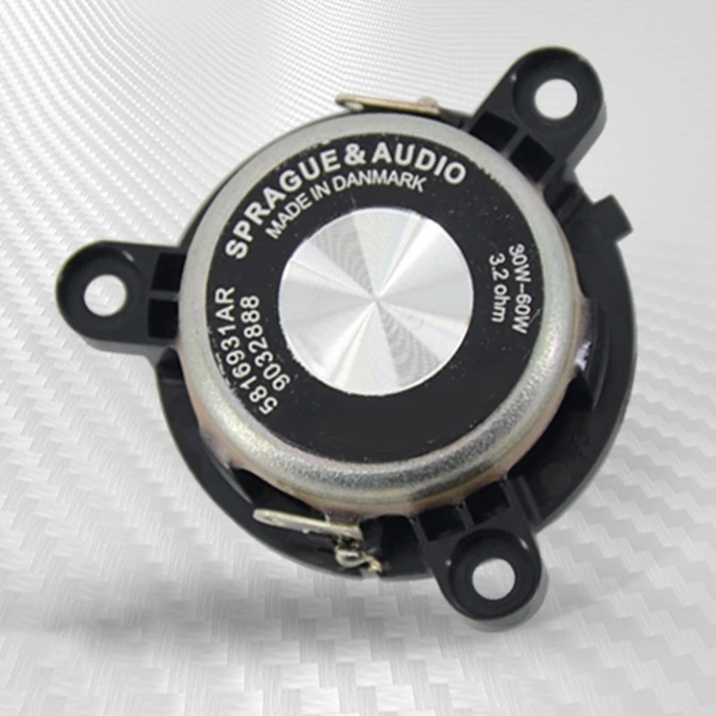Midrange Speaker Hifi 1.75inch 40mm 60W 3.2Ohm Speaker Midrange Home Rubber Side DIY Sound System Replacement F19E