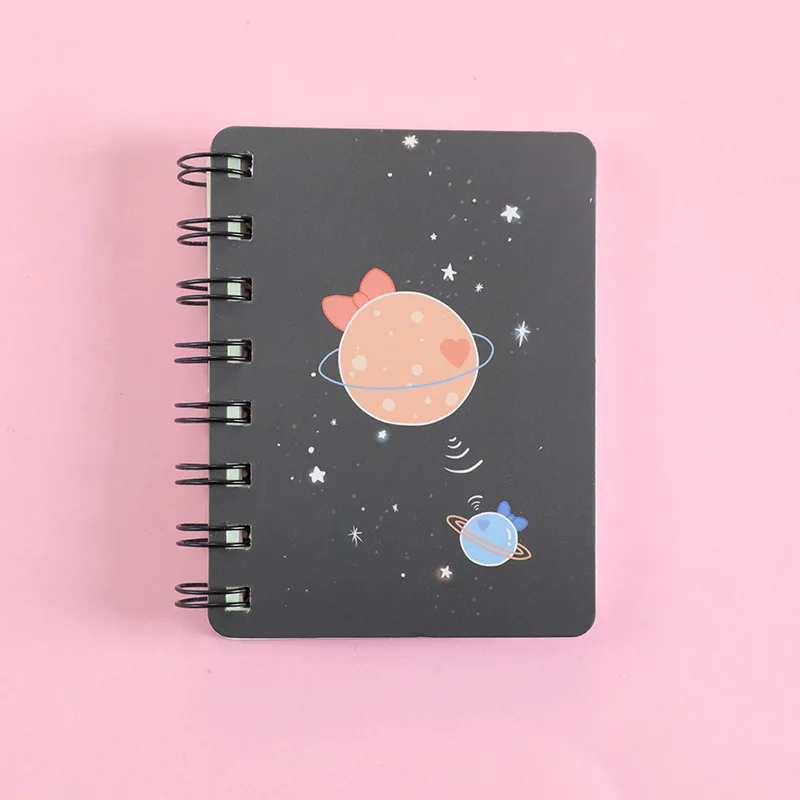 Notebook Diary Journal Mini Loose-leaf Hand Book Stationery School Supplies