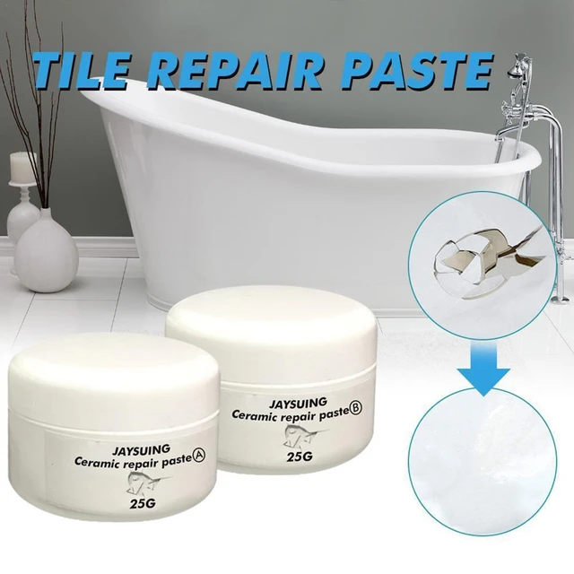 Ceramic Tile Repair Kit Bathtub Repair Kit With Super Adhesion 100g  Porcelain Sink Repair Kit Ceramic Chip Repair Kit Tile - AliExpress