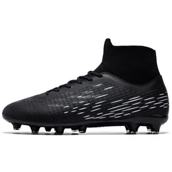 Men's Professional Soccer Cleats - High - Performance Training and Futsal Football Shoes - EU 43 (Black - BBN2253)