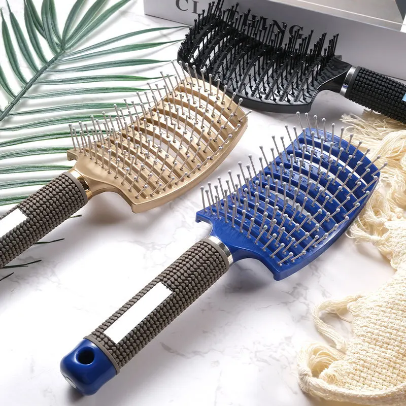 

Hair Brush Comb Anti-Static Relaxing Scalp Massage Wet Dry Styling Tool New Women Men Salon Hair Styling Tools