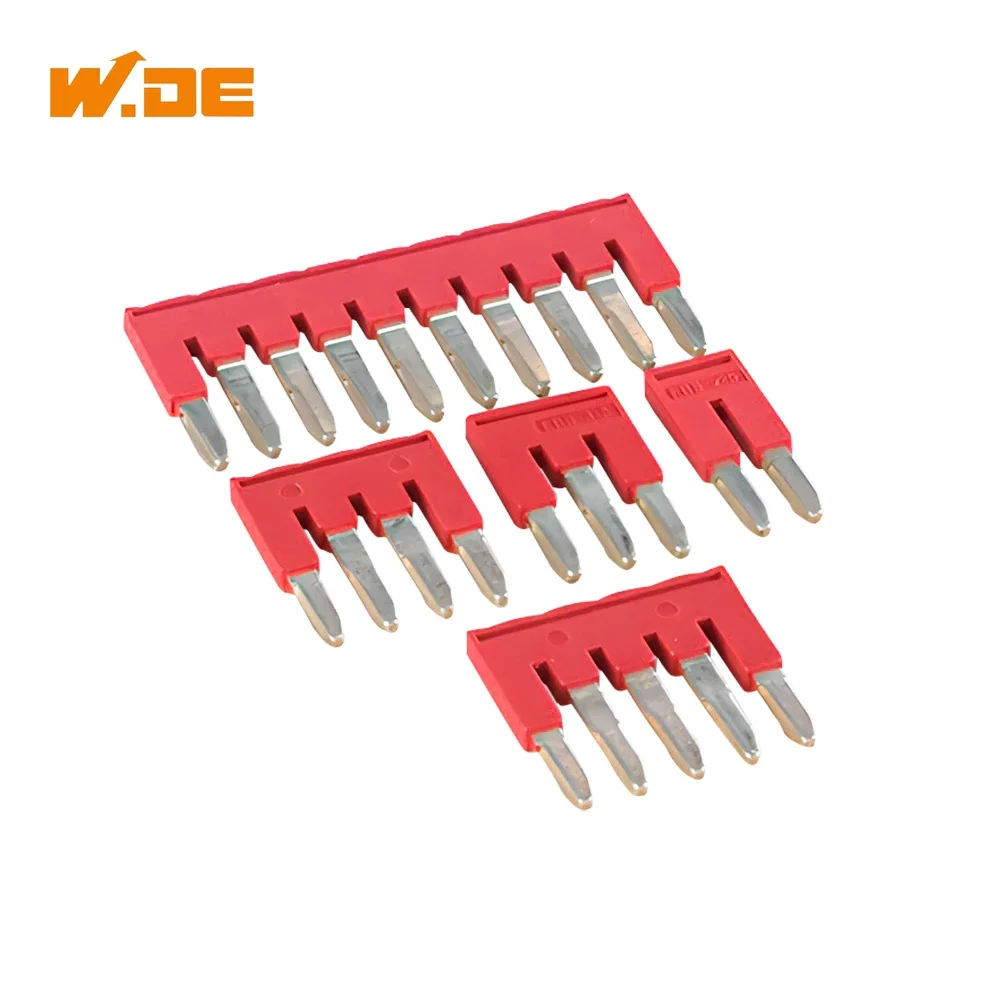 UFB FBS DIN Rail Terminal Block Jumpers - 2/3/4/5/10 Pole Set For 2.5mm Electrical Blocks