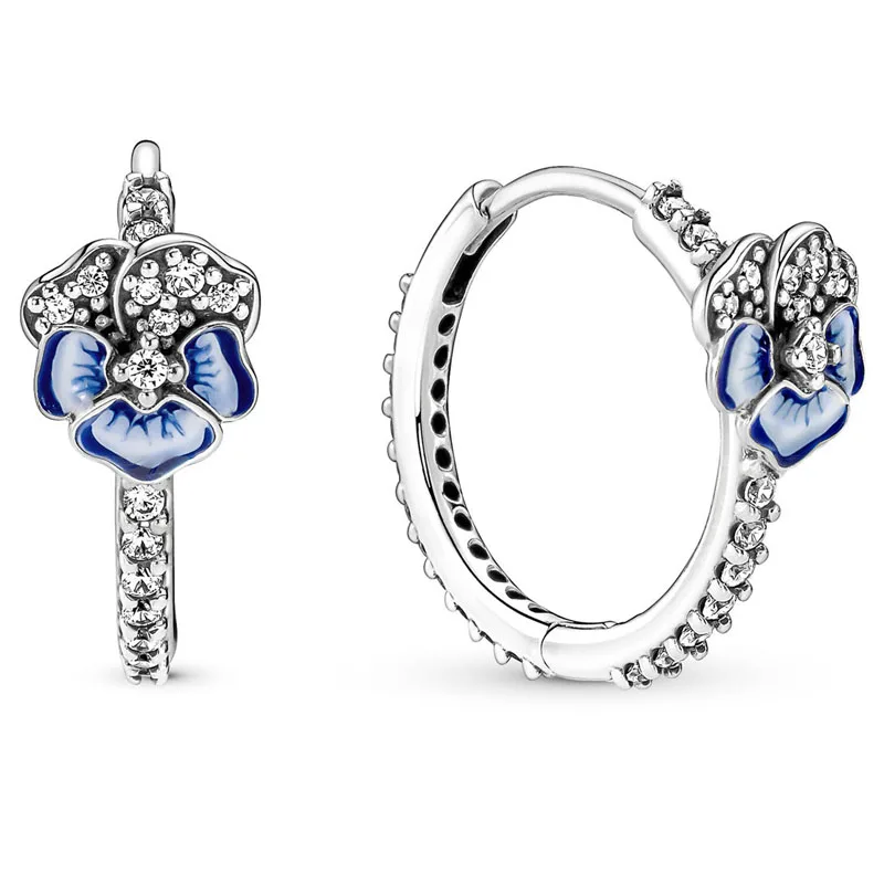 

Женские серьги-кольца из серебра 925 пробы