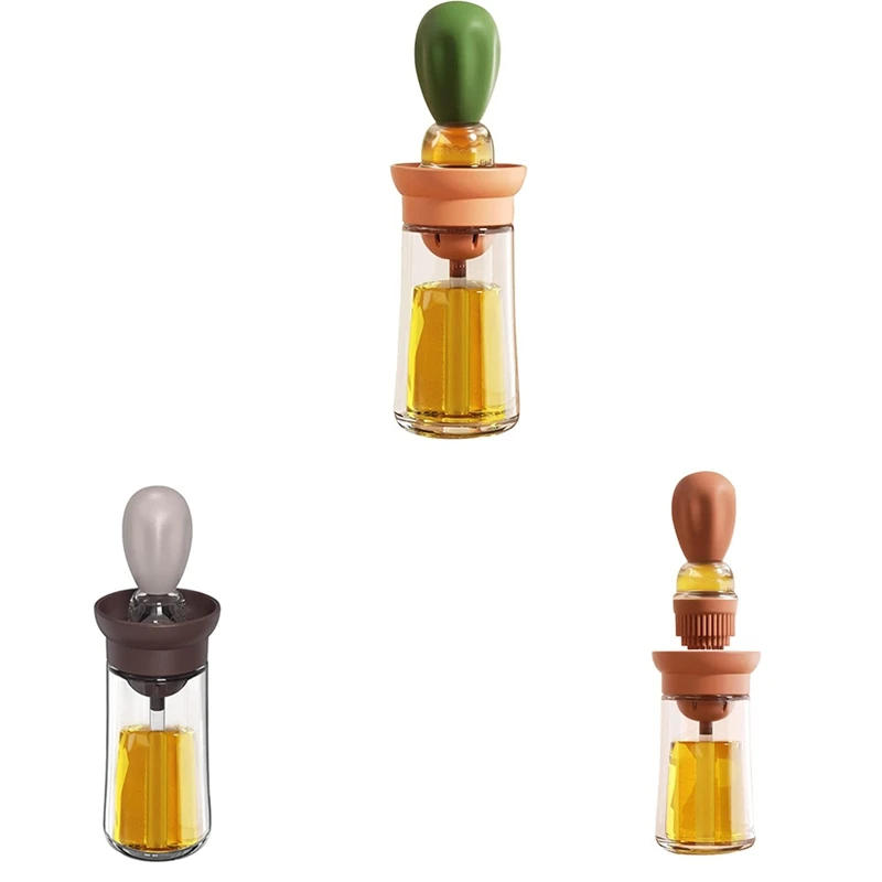

BEAU-2 Refueling Bottles With Grill Brush-Oil Storage And Refueling Container And Kitchen Grill