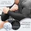3 Pairs Unisex Sun Protection Arm Sleeves Breathable Cooling Arm Covers For Outdoor Activities Cycling Running Mountaineering 3