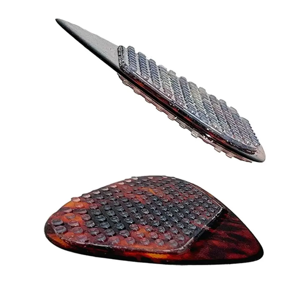 Guitar Picks Non-Slip Sticky Silicone Adhesive Grips Washable Stickers
