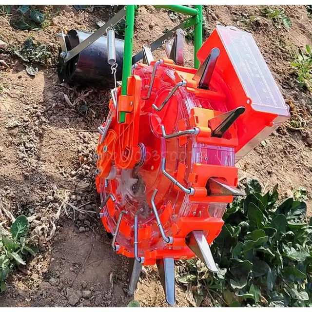 Mezőgazdasági Vetőmag Többfunkciós Kézi Push Kukorica Mogyoró Szójabab Zöldség Vet Új Automatikus Kis Igény Szerinti Gépet