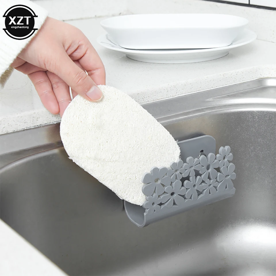 Kitchen Organizer Suction Cup Sink Drain Rack Sponge Storage Holder