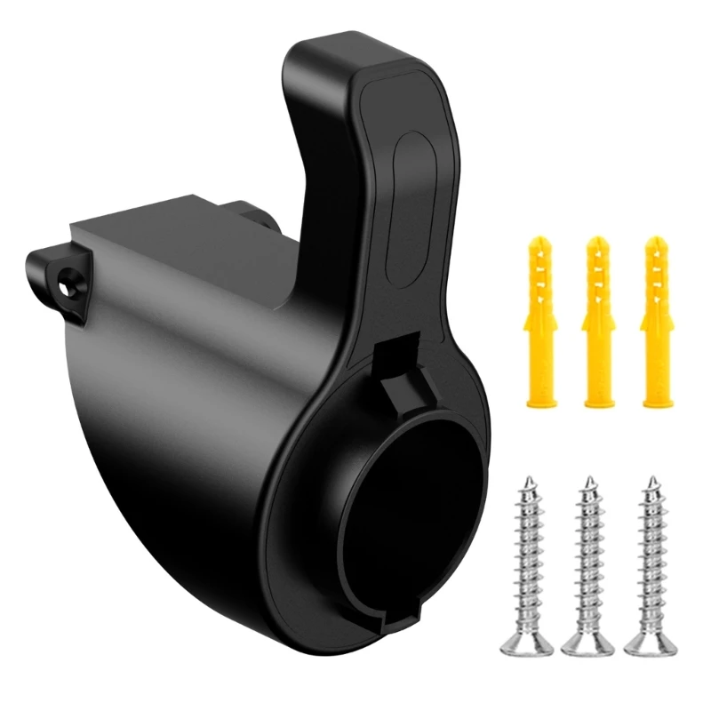 090E Wall Mount   Stand Rack Charging Guns Fixed Socket Bracket Suitable for Electric Vehicle Charging Cable Holder