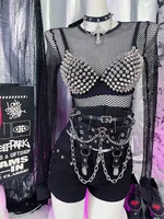 Nouveaux soutiens-gorge, lingerie sexy, soutien-gorge à strass pour femmes, soutien-gorge plongeant argenté sans armatures, bralette tendance à paillettes 3
