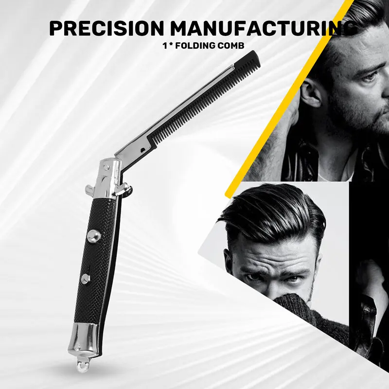 A38T-Stainless-Steel-Hair-Folding-Beard-Comb-Hairstyling-Tools-Switch-Combo-Pocket-Long-Round-Handle-Hair-Comb