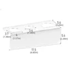 Acrylic Comb Holder Organizer Storage Shelf Clear Transparent Wall-Mounted Hair Brushes Rack Bathroom Accessories Home Shelves 6