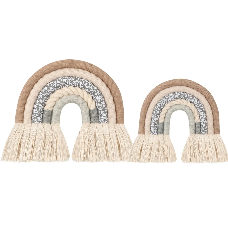 

Hand Woven Hanging Macrame Tapestry Decoration Tassels Shaped Beautiful Gift