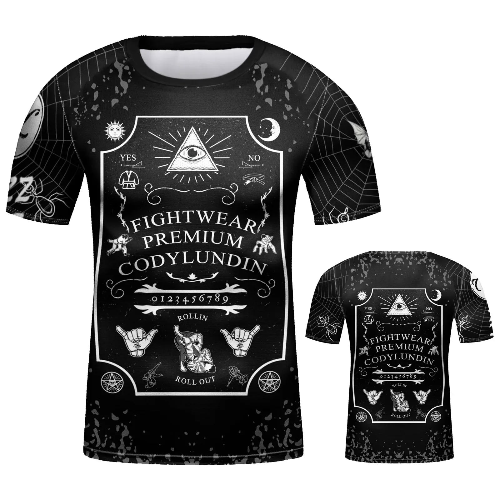 Kid's Compression Short Sleeve T Shirt MMA Boxing Training