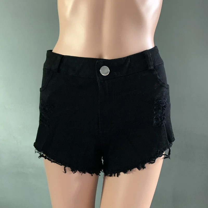 Custom White Color Denim Jeans Women High Waist Ripped Sexy Hot Pants  Skinny Girl Slim Shorts - China Sexy Hot Pants and Skinny Girl Slim Shorts  price | Made-in-China.com