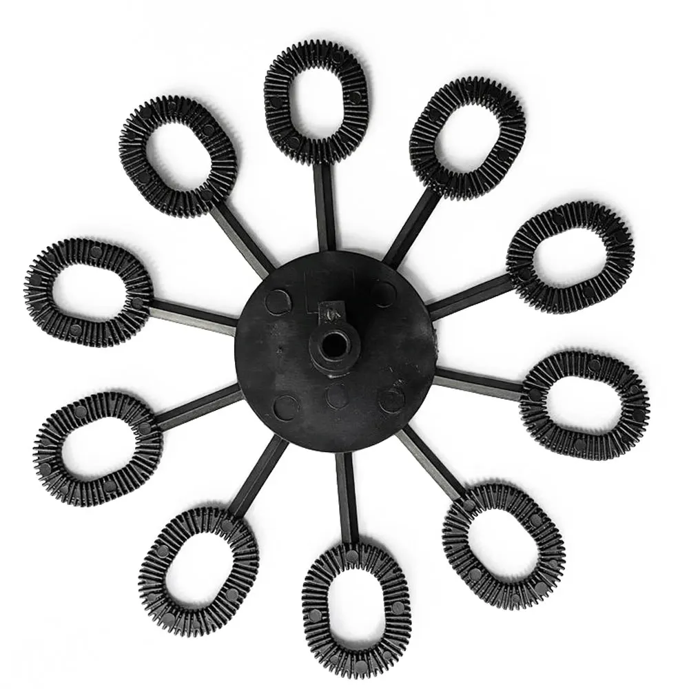 Stage Bubble Machine Accessories Large Double Wheel Blowing Bubble Head Turntable Tray Out Wind Impeller