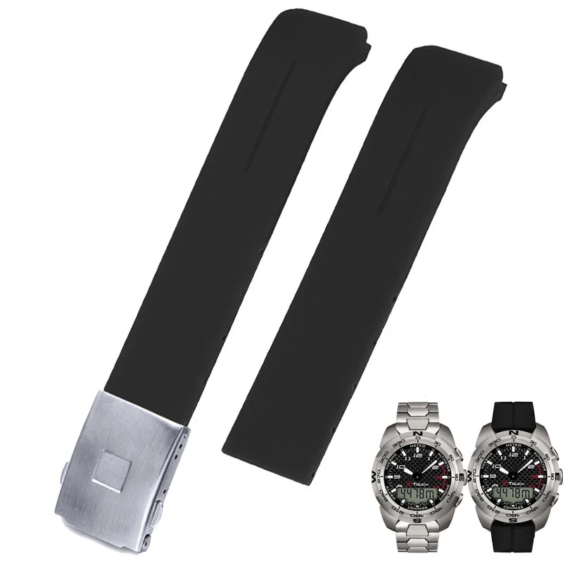 Premium Rubber Watch Strap - 20mm 21mm, Superior Quality Watch Band