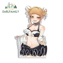  EARLFAMILY 13cm x 8.7cm for My Hero Academia Toga Himiko Car Stickers Caravan Anime Decal Graffiti Windshield Laptop Waterproof 