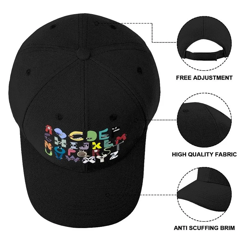 Alphabet Lore Sticker Baseball Cap Fashion Beach Sun Hat For Children  Luxury Sports Cap Hats For Teenagers Adults Outdoor - AliExpress