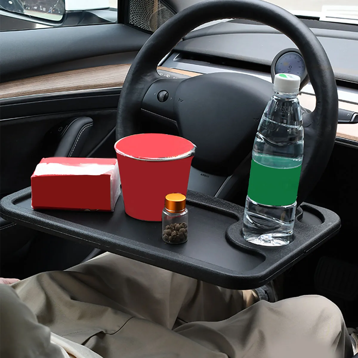 Newest Portable Car Table Steering Wheel Car Laptop Computer Desk Mount Stand Coffee Goods Tray Board Dining Table Holder