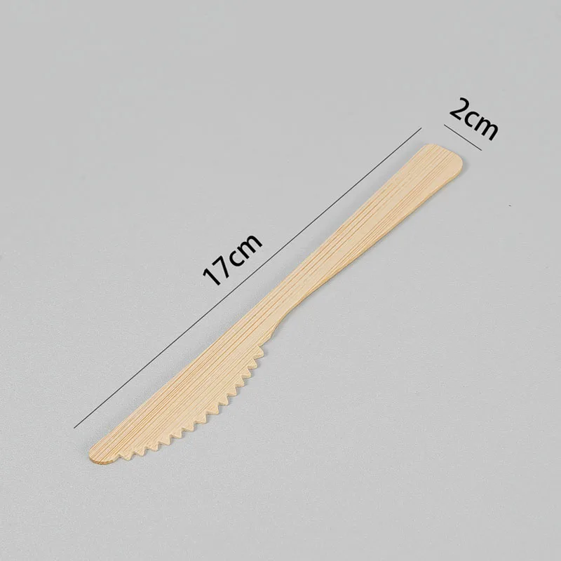 Premium Eco-Friendly Bamboo Cutlery Set - Smooth, High-End Disposable Utensils for Parties, Camping, and Weddings