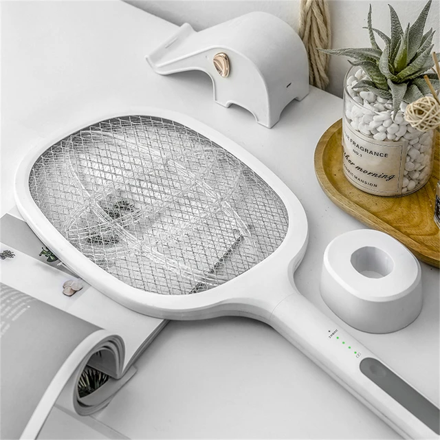 2023 Háztartási Elektromos Szúnyogok Eliminátor Kettős Használatú Usb Töltés Szúnyoglámpa 2 -Ben 1 Szúnyog Ütő Éjszakai Baba Alvás Védelme - Image 6