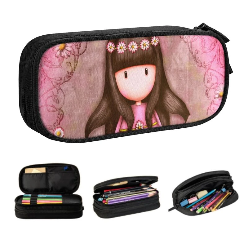 Santoro Gorjuss de lápices de dibujos animados para niños niñas, gran bolsa de lápices de Chica de Anime, papelería para estudiantes| | - AliExpress