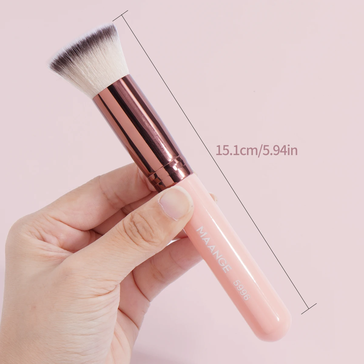 MAANGE 1PCS Makeup Brushes Flat Top Kabuki Foundation Makeup Brush for Liquid Cream Powder Contour Blending Cosmetic Beauty Tool 5