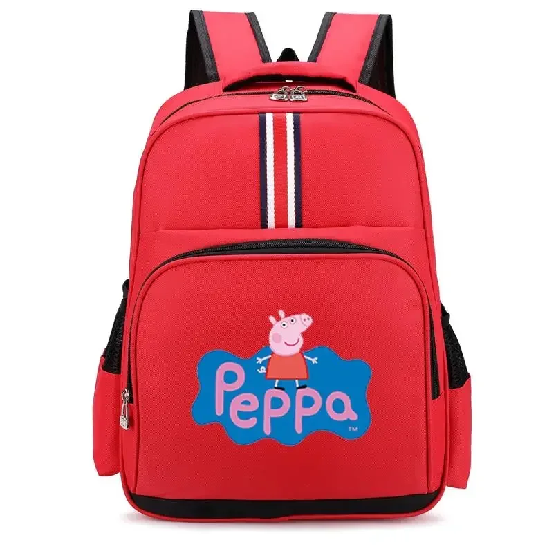 Peppa Pigs Schoolbag Print Backpack for Boys Girls Large Capacity Backpacks for Primary School Students Bag Birthday Gift 4
