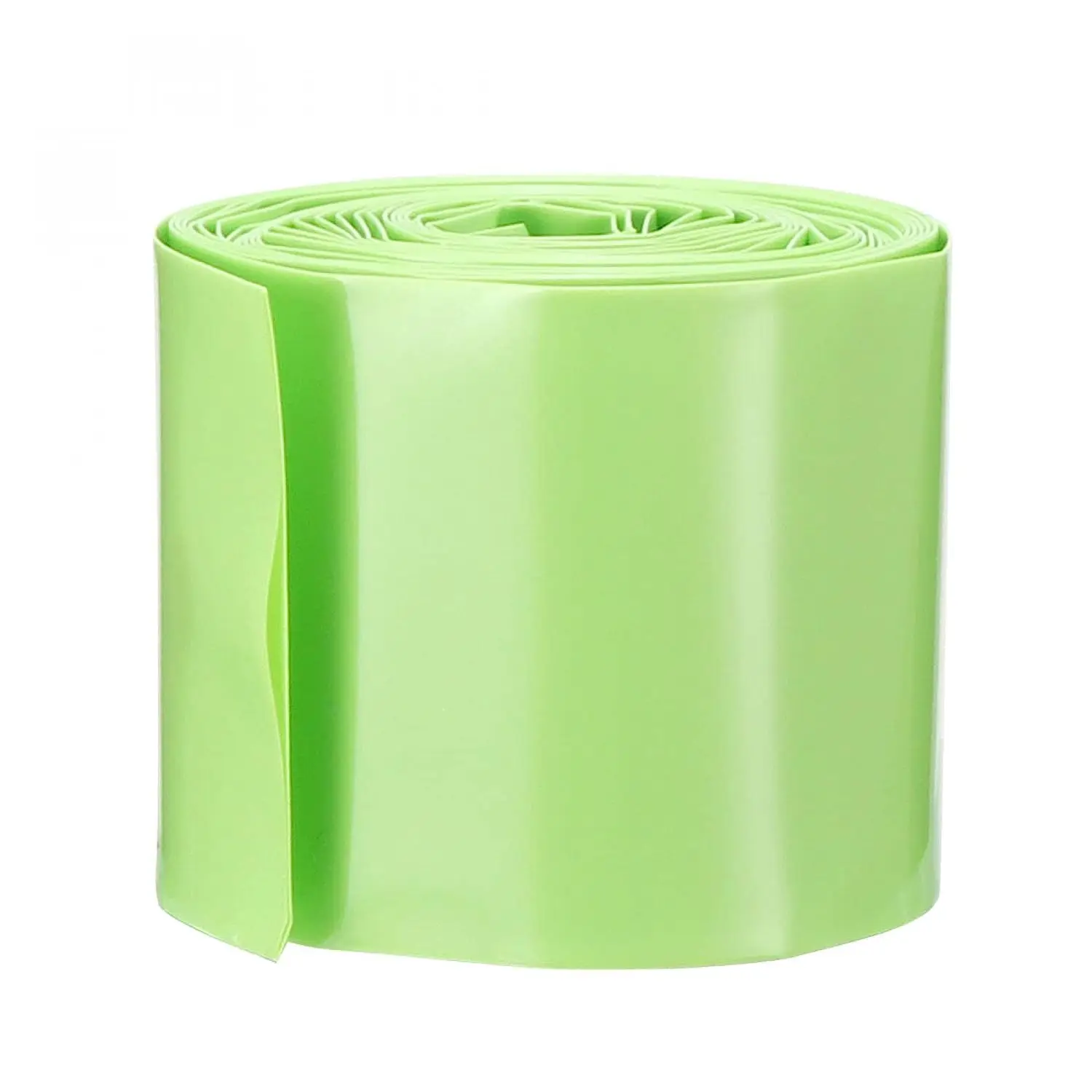 

Keszoox 29.5mm Flat PVC Heat Shrink Tubing Battery Wrap 2m Length for 18650 Battery Bright Green