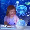 Galaxy Solar System Projector Nightlights 360°Rotating 21 Films Kids Star Night Light Projector for Bedroom Home Decoration lamp 6
