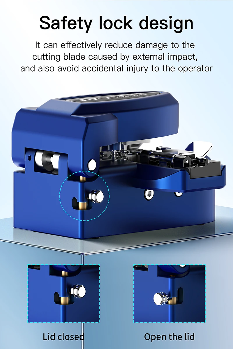 VD-1 One-step Fiber Cleaver Fully Automatic Fiber Optic Cutter FTTH Tool Optical