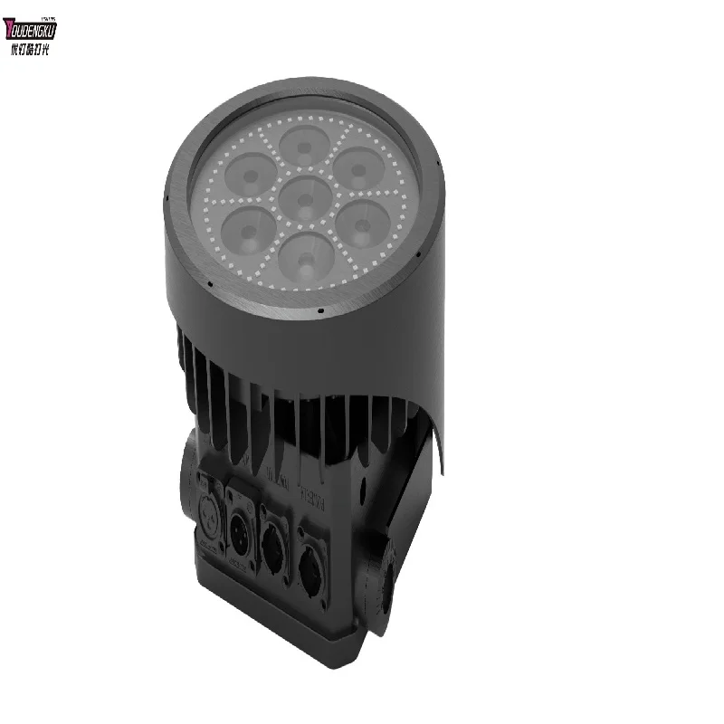 4pieces Waterproof 7x40w RGBW 4in1 LED Par Light for Outdoor Theme Park Cruise D